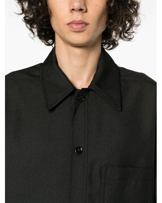 Courreges Overhemd Van Twill in het Black voor heren