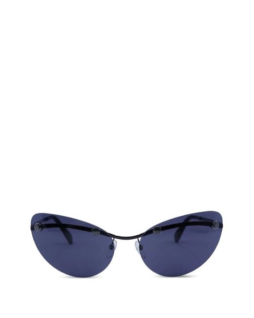 Moschino Blue Cat-Eye Frame Sunglasses