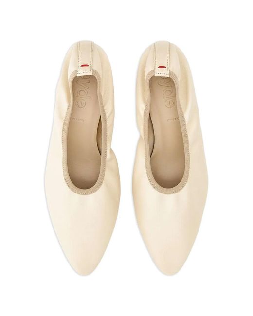 Aeyde Natural 30Mm Hermia Heeled Pumps