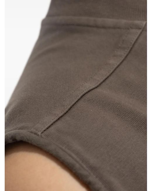 Top sin mangas con borde sin rematar Rick Owens de hombre de color Brown