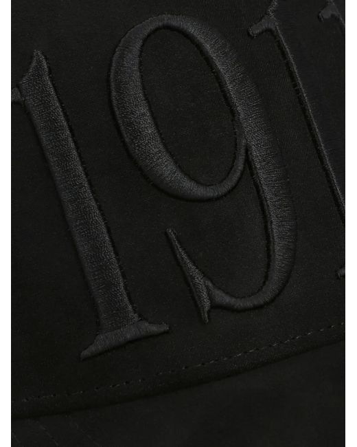 Fila Black Hazza 1911-Embroidered Mesh-Back Cap