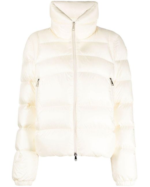 Moncler Aubert Padded Down Jacket in Natural | Lyst
