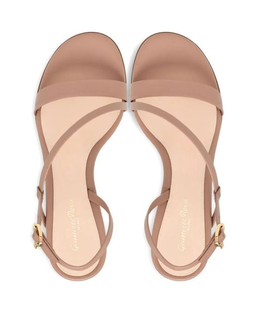 Gianvito Rossi Pink Betsey Strap Sandals