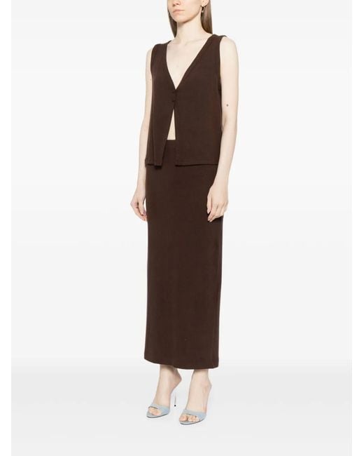 Reformation Black Olivia Two Piece