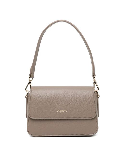 Lacoste Gray Champ-Elysees Tote Bag