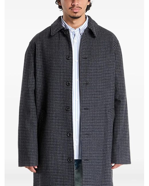 A.P.C. Blue Paul Coat for men