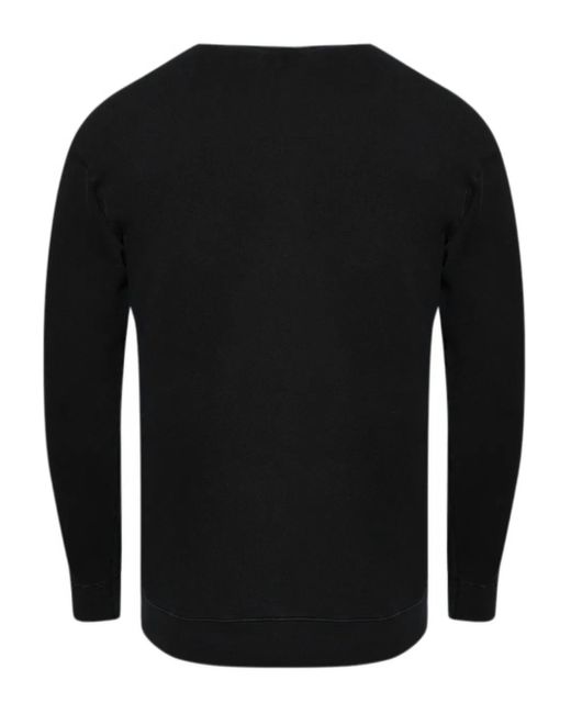 MadeWorn Black Skull-Print Crew-Neck Sweatshirt for men