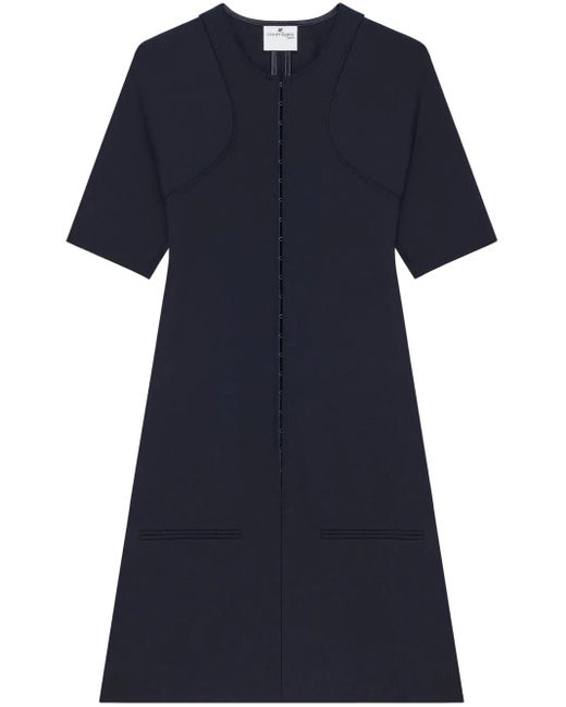Courreges Aライン ミニドレス Blue