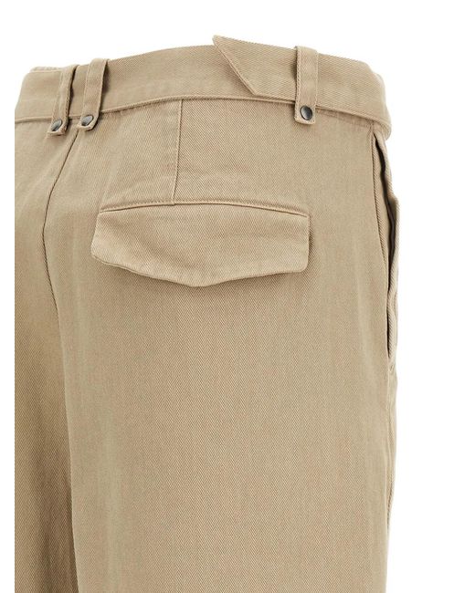 Entire studios Natural Baggy Belted Trousers for men