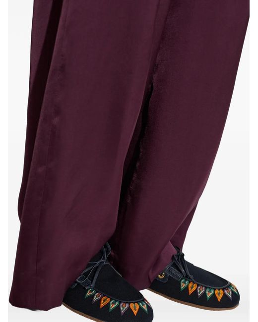 Etro Blue Embroidered Eyelet Sneakers
