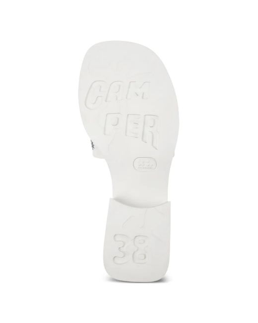 Camper White Dana Sandals