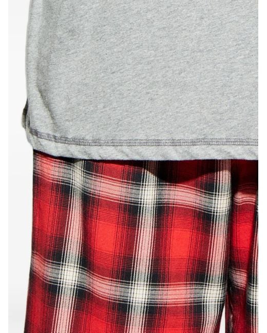 DIESEL Red Kit-Liam Pajama Set for men