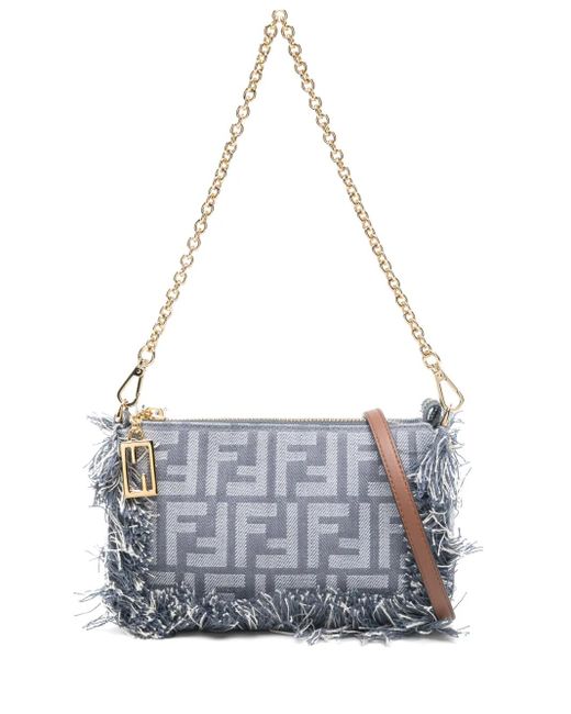 Borsa A Spalla Baguette di Fendi in White
