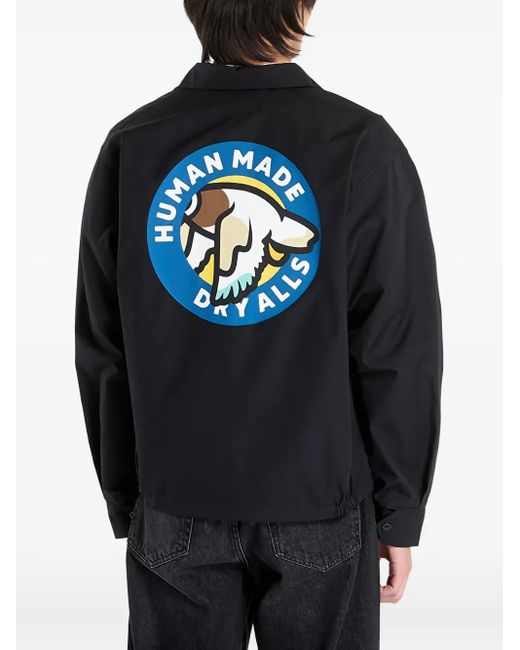 Human Made Black Drizzler Zip Jacket for men