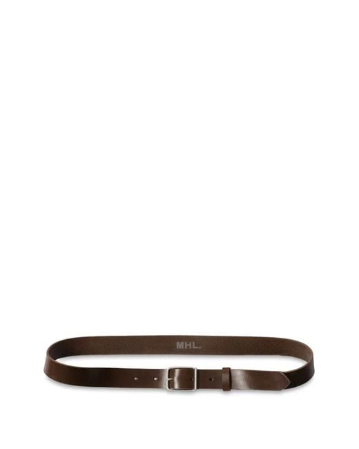 Margaret Howell White Keeper Buckle Belt