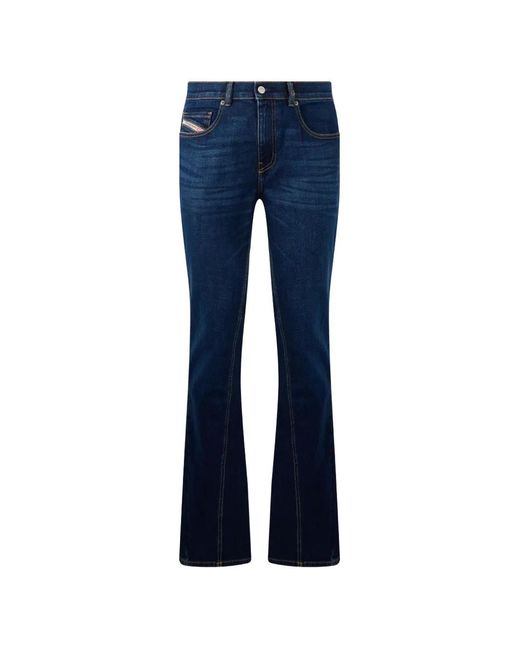 DIESEL Blue Flared Jeans for men