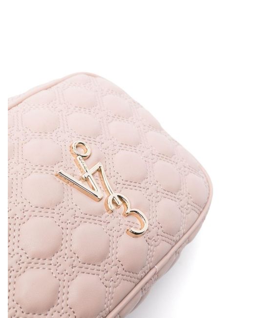 V73 Pink Logo-lettering Cross Body Bag