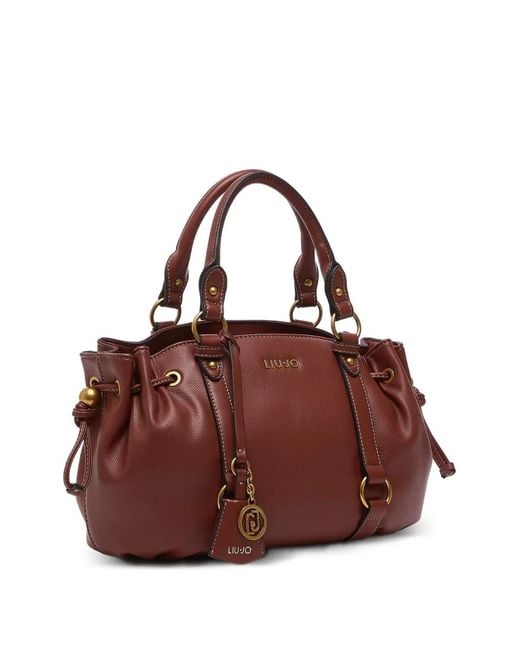 Liu Jo Brown Small Drawstring Bag