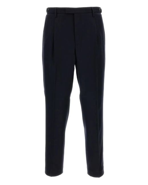 Pantalones con pinzas Barena de hombre de color Blue