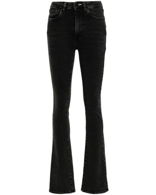 3x1 Black Tief sitzende Maya Skinny-Jeans