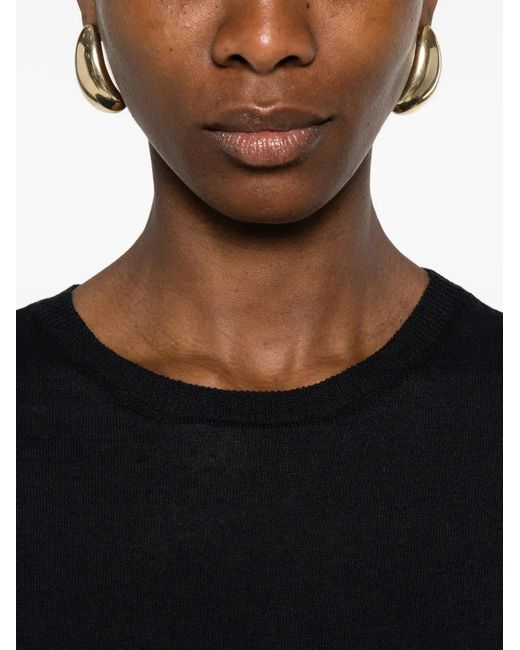 Base London Black Crew-Neck Sweater