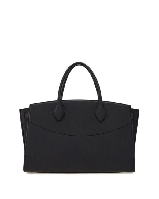 Ferragamo Black 'New Studio Soft (L) Handbag