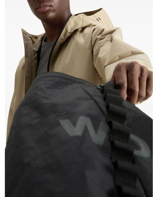 Woolrich Natural Zip-Up Hooded Jacket for men