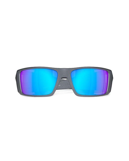 Oakley Blue Heliostat Square-frame Sunglasses for men