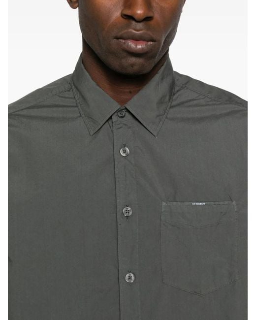 C P Company Gray Shirts Long Sleeve for men