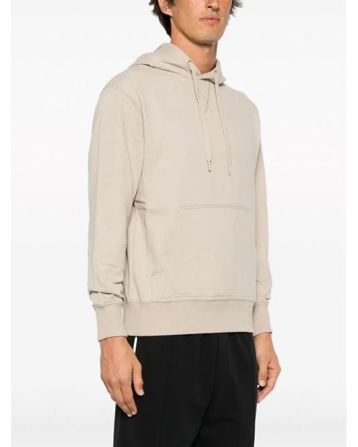 Calvin Klein Natural Logo-Patch Long-Sleeve Hoodie