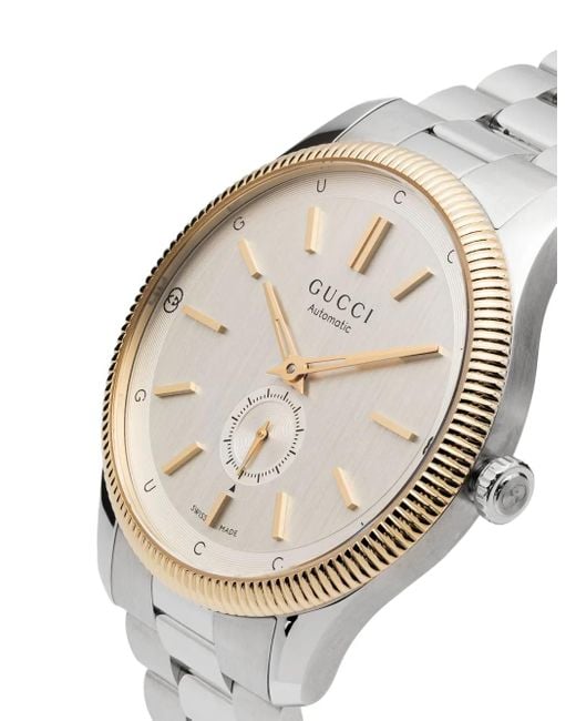 Gucci White G-Timeless 40Mm for men
