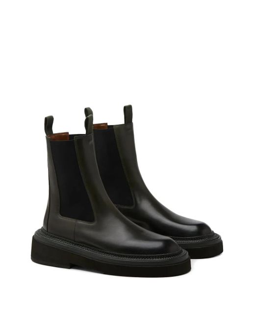 Marsèll Black Pull-On Platform Boots