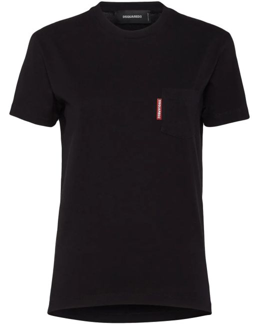 DSquared² Just Right Fit Label Tシャツ Black