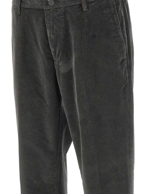 Re-hash Hose aus Cord mit Umschlag in Gray für Herren