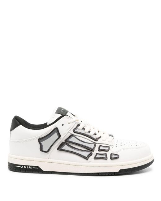 Amiri Skel Top Leren Sneakers in het White voor heren