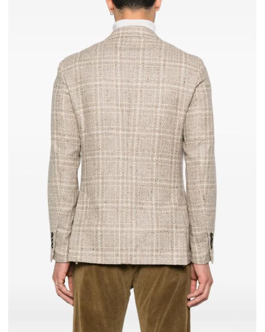 Lardini Jacke mit zwei Knöpfen in Natural für Herren