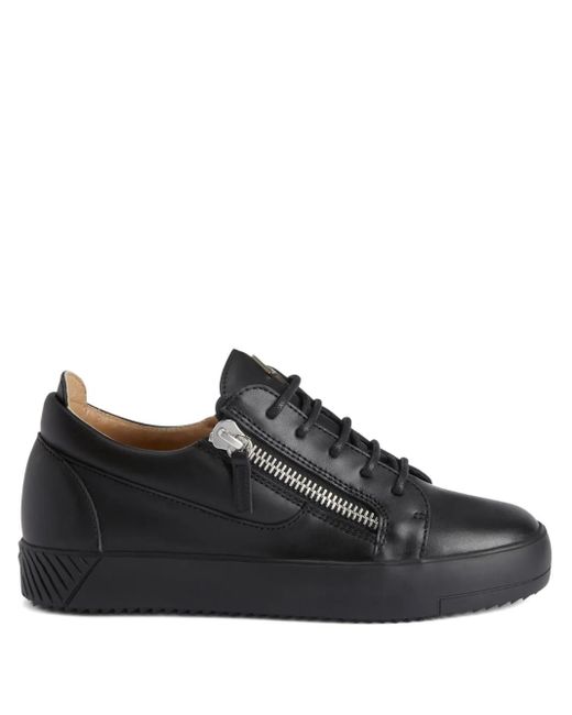Giuseppe Zanotti Black Gail Zip-Lace Sneakers