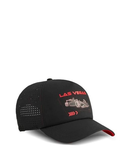 PUMA Black Formula 1 Las Vegas Cap for men