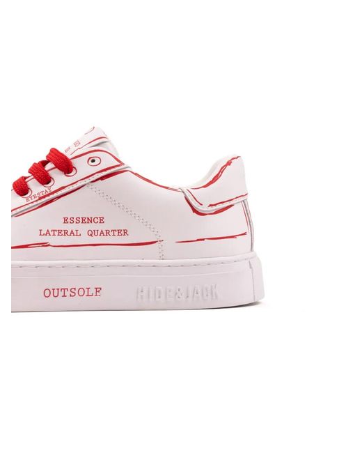 HIDE & JACK Pink Sky Construction Sneakers