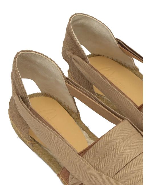 Castaner Natural Norman Elasticated Espadrilles for men