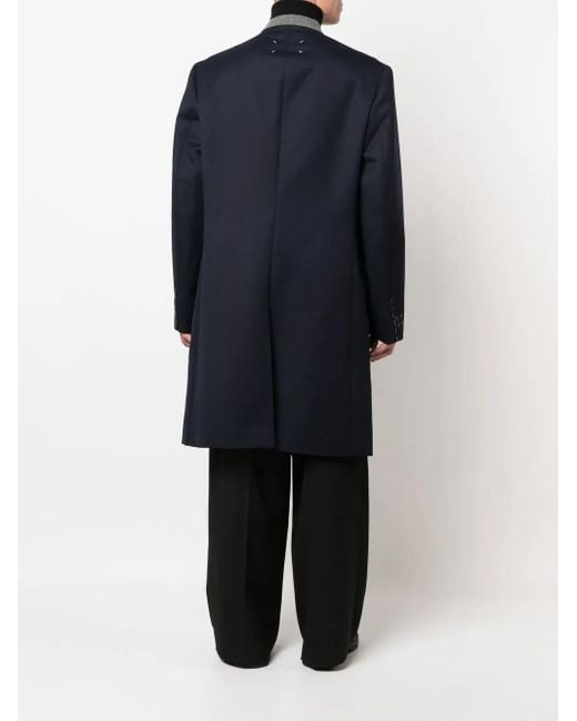 Maison Margiela Blue Cavalry Coat for men
