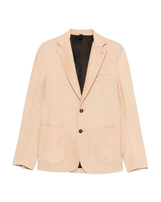 Tagliatore Natural Davies Patch-Pocket Jacket for men