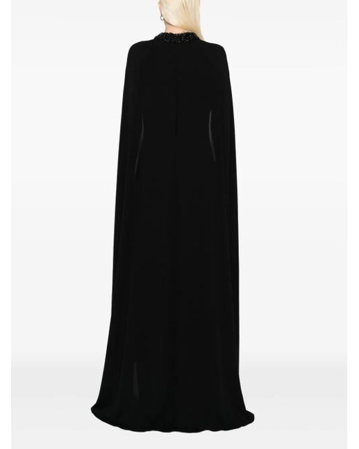 Tom Ford Black Cape Design Dress