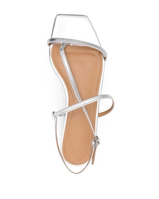Aeyde White Ella Nappa Leather Shoes