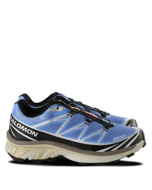 Salomon Blue XT6 Sneakers mit Logo-Print
