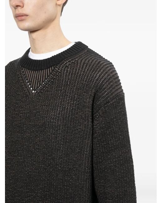 Comme des Garçons Black Chunky Sweater for men
