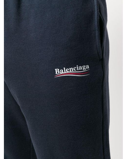 メンズ Balenciaga jogging Trousers Blue