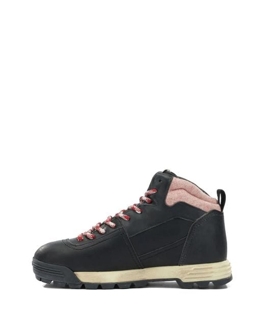 Autry Black Malga Lace-Up Boots