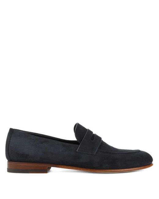 メンズ Giorgio Armani スエード ローファー Blue