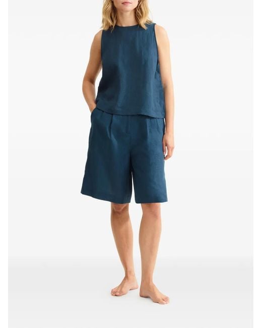 Eres Blue Plaisant Bermuda Shorts